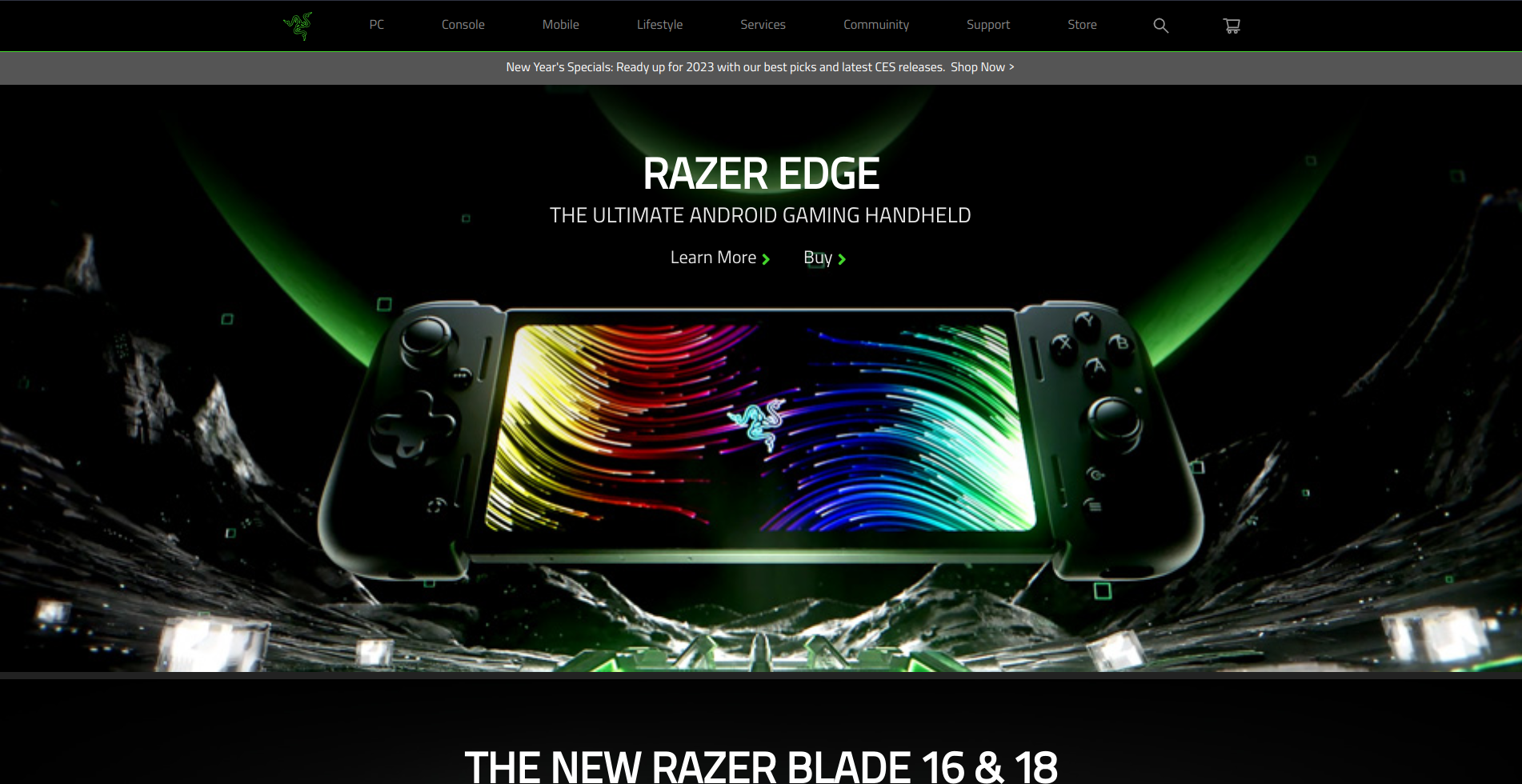 Razer Website Clone
